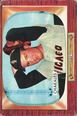 1955 Bowman #148 Bob Chakales