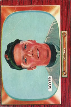 1955 Bowman #149 Cloyd Boyer