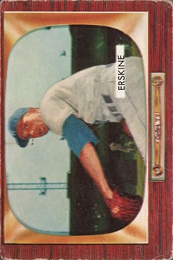 1955 Bowman #170 Carl Erskine