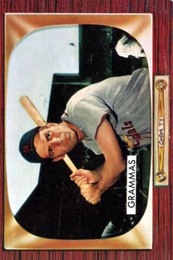 1955 Bowman #186 Alex Grammas