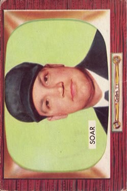 1955 Bowman #279 Hank Soar UMP
