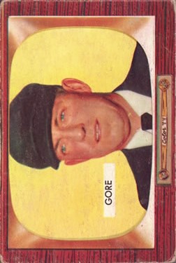 1955 Bowman #289 Arthur Gore UMP