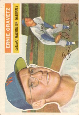 1956 Topps #51 Ernie Oravetz RC