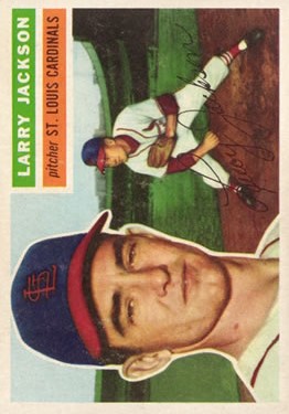 1956 Topps #119 Larry Jackson RC