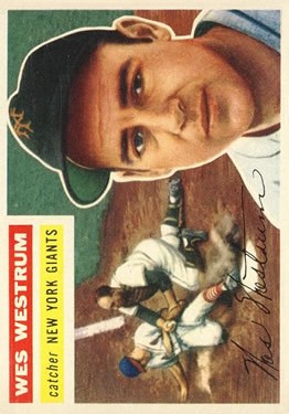 1956 Topps #156 Wes Westrum