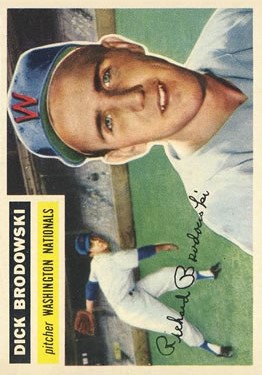 1956 Topps #157 Dick Brodowski