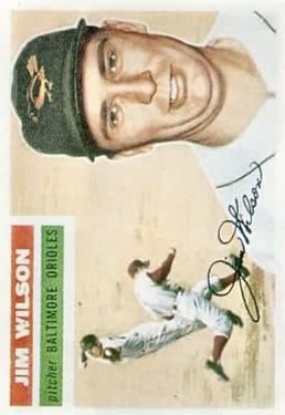 1956 Topps #171 Jim Wilson