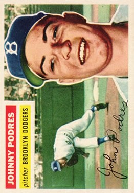 1956 Topps #173 Johnny Podres