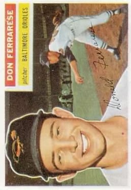 1956 Topps #266 Don Ferrarese