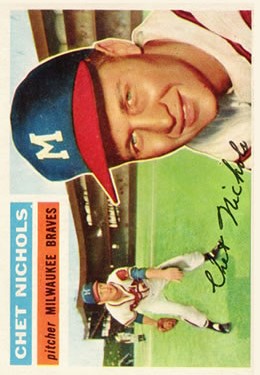 1956 Topps #278 Chet Nichols