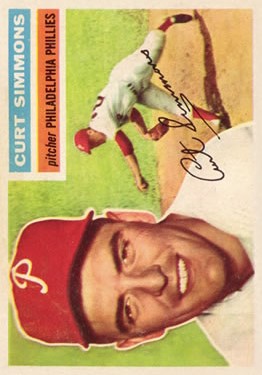 1956 Topps #290 Curt Simmons