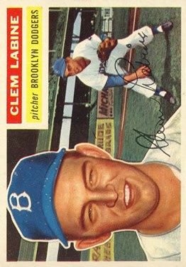 1956 Topps #295 Clem Labine