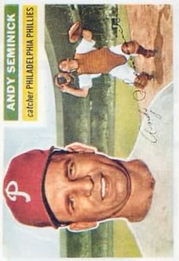 1956 Topps #296 Andy Seminick