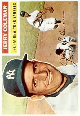 1956 Topps #316 Jerry Coleman