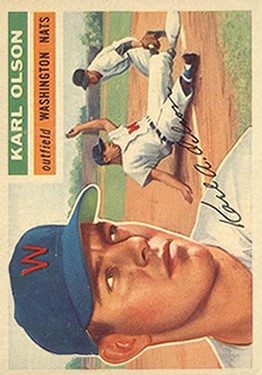 1956 Topps #322 Karl Olson