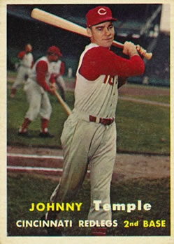 1957 Topps #9 Johnny Temple