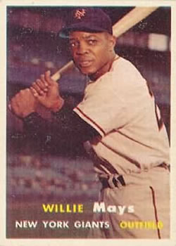 1957 Topps #10 Willie Mays