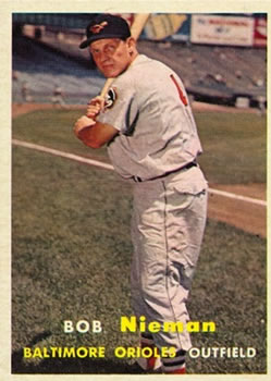 1957 Topps #14 Bob Nieman