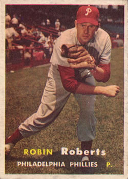 1957 Topps #15 Robin Roberts