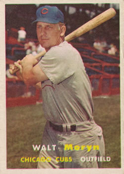1957 Topps #16 Walt Moryn