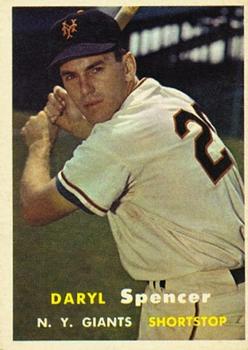 1957 Topps #49 Daryl Spencer