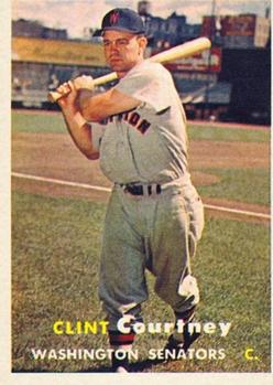 1957 Topps #51 Clint Courtney