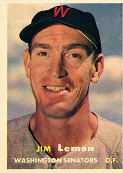 1957 Topps #57 Jim Lemon