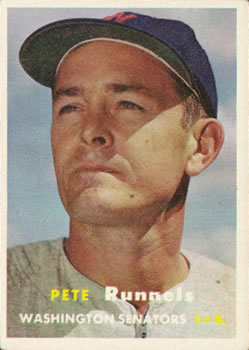 1957 Topps #64 Pete Runnels