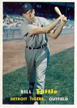 1957 Topps #72 Bill Tuttle
