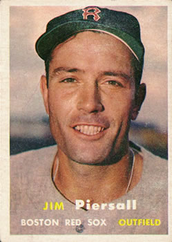 1957 Topps #75 Jimmy Piersall