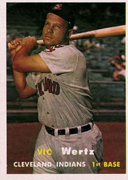 1957 Topps #78 Vic Wertz