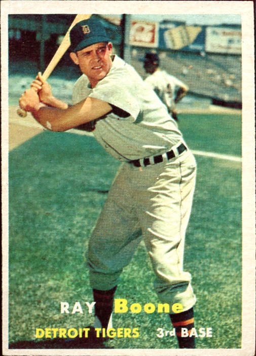 1957 Topps #102 Ray Boone