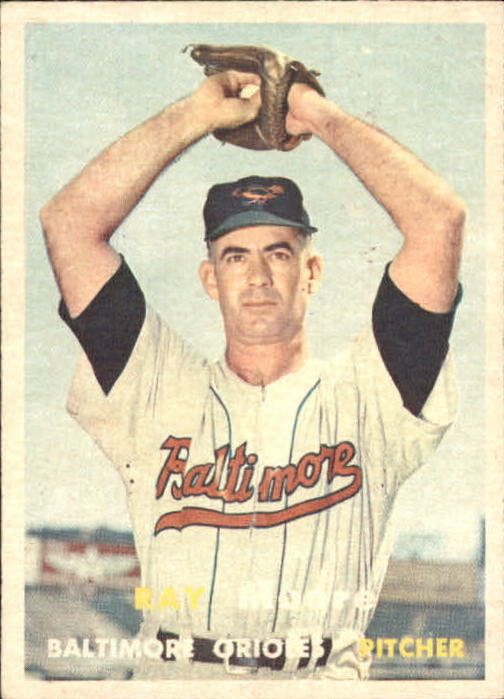 1957 Topps #106 Ray Moore