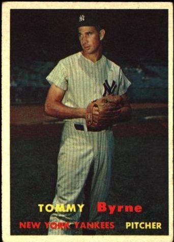 1957 Topps #108 Tommy Byrne