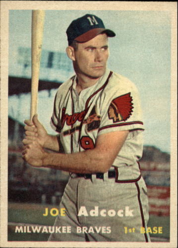 1957 Topps #117 Joe Adcock
