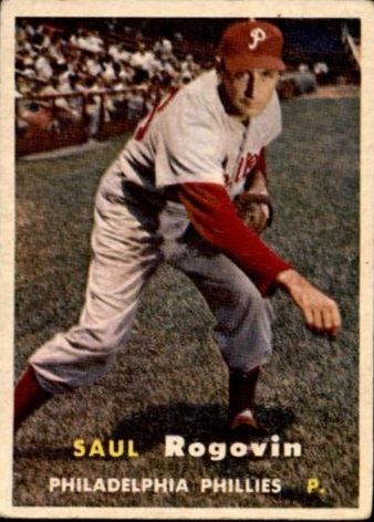 1957 Topps #129 Saul Rogovin