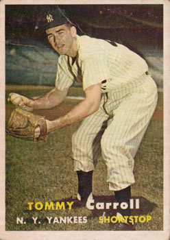 1957 Topps #164 Tommy Carroll