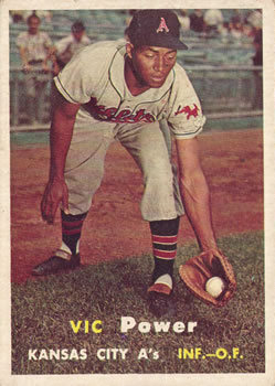 1957 Topps #167 Vic Power