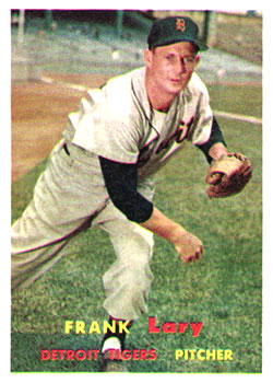 1957 Topps #168 Frank Lary
