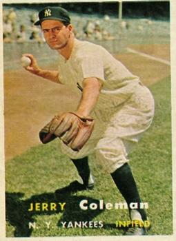 1957 Topps #192 Jerry Coleman