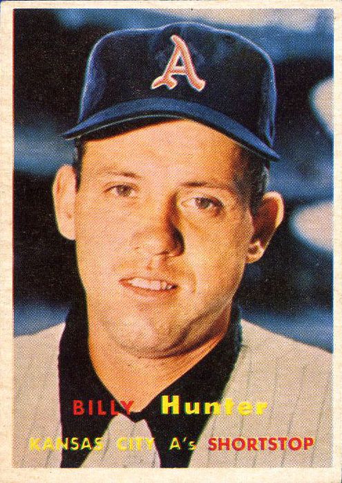 1957 Topps #207 Gordon Billy Hunter