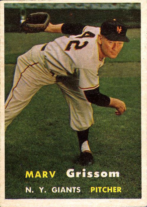 1957 Topps #216 Marv Grissom