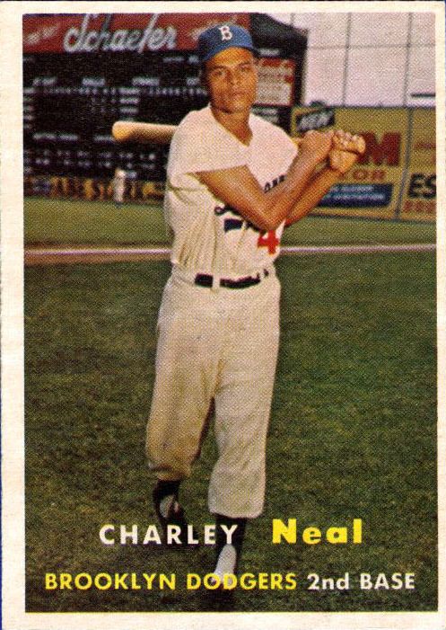 1957 Topps #242 Charlie Neal