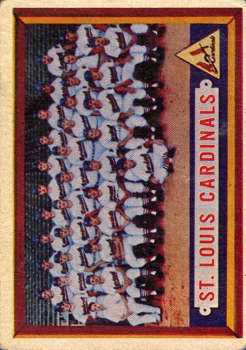 1957 Topps #243 St. Louis Cardinals TC