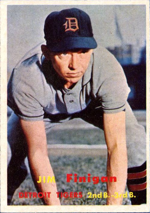1957 Topps #248 Jim Finigan