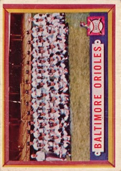 1957 Topps #251 Baltimore Orioles TC