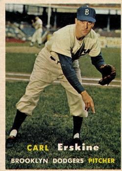 1957 Topps #252 Carl Erskine