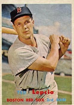 1957 Topps #288 Ted Lepcio