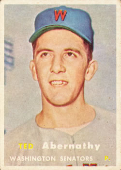 1957 Topps #293 Ted Abernathy RC