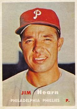 1957 Topps #348 Jim Hearn